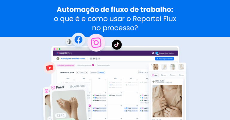 Automação de fluxo de trabalho: o que é e como usar o Reportei Flux no processo?