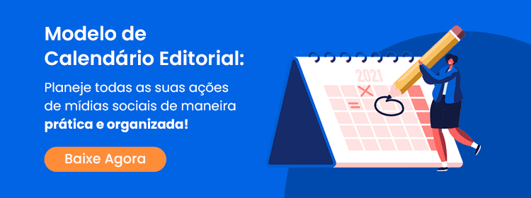 Banner pra modelo de calendário editorial do Reportei