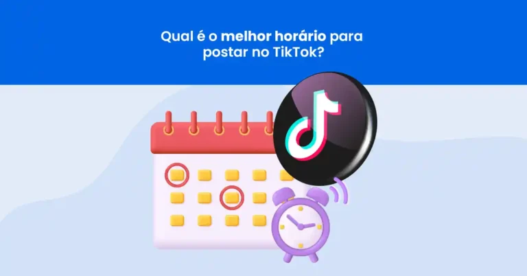 Calendário representando qual o melhor horário para postar no TikTok